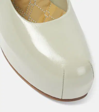 Burberry 130 leather platform pumps | Thumbnail 4