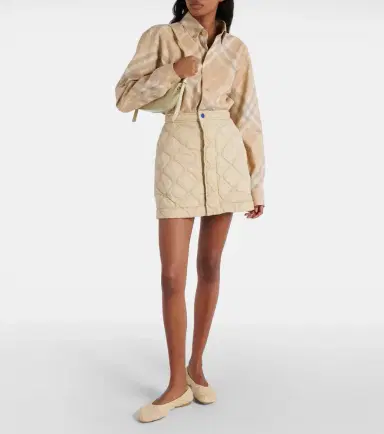 Burberry EKD quilted leather ballet flats | Thumbnail 2