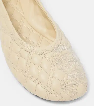 Burberry EKD quilted leather ballet flats | Thumbnail 4