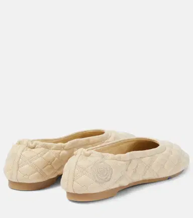 Burberry EKD quilted leather ballet flats | Thumbnail 6