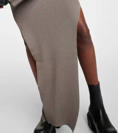 Rick Owens Cutout wool maxi dress | Thumbnail 5
