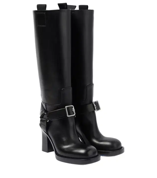 Burberry Stirrup leather knee-high boots