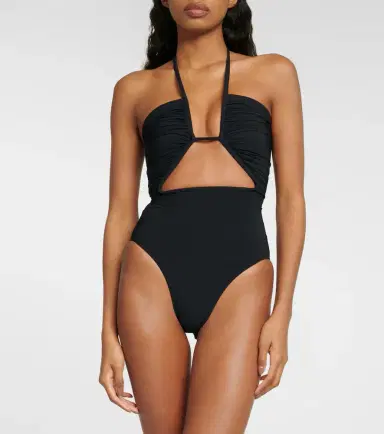 Rick Owens Halterneck cutout swimsuit | Thumbnail 3