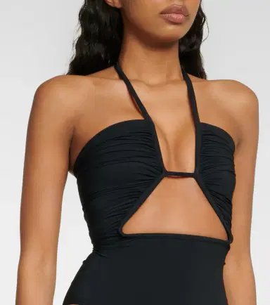Rick Owens Halterneck cutout swimsuit | Thumbnail 4