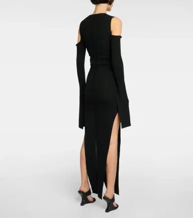 Rick Owens Knitted virgin wool maxi dress | Thumbnail 5