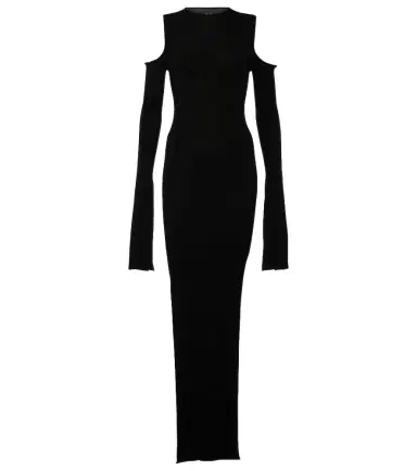 Rick Owens Knitted virgin wool maxi dress | Thumbnail 1