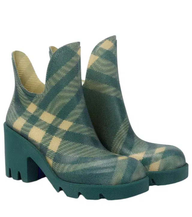 Burberry Check 65 ankle boots