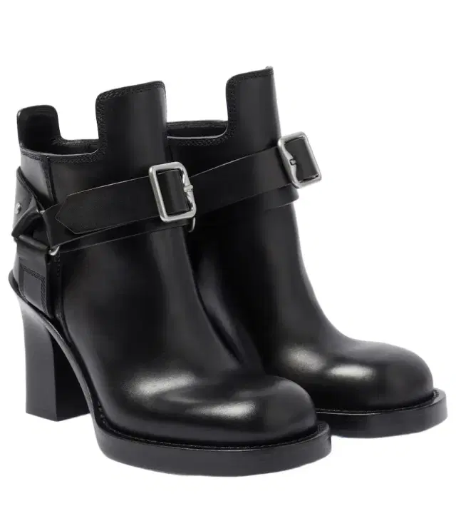 Burberry Stirrup leather ankle boots