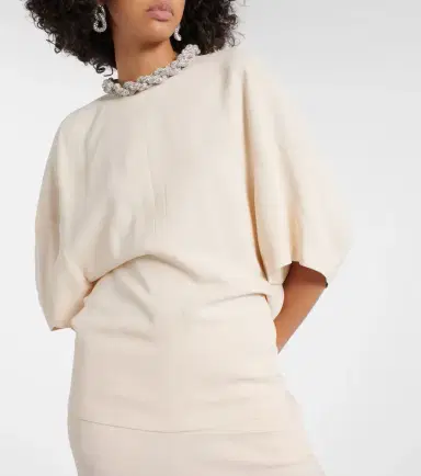Stella McCartney Oversized cady top | Thumbnail 3 Stella McCartney Oversized cady top | Thumbnail 3