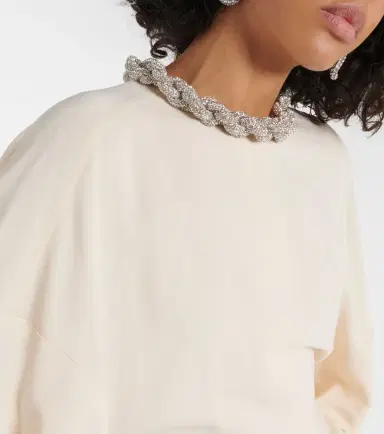 Stella McCartney Oversized cady top | Thumbnail 4 Stella McCartney Oversized cady top | Thumbnail 4