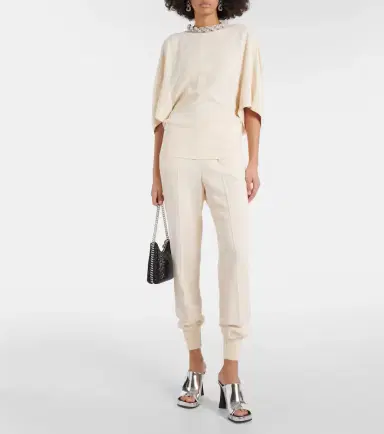 Stella McCartney Oversized cady top | Thumbnail 6 Stella McCartney Oversized cady top | Thumbnail 6