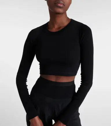 Rick Owens Cotton crop top | Thumbnail 4