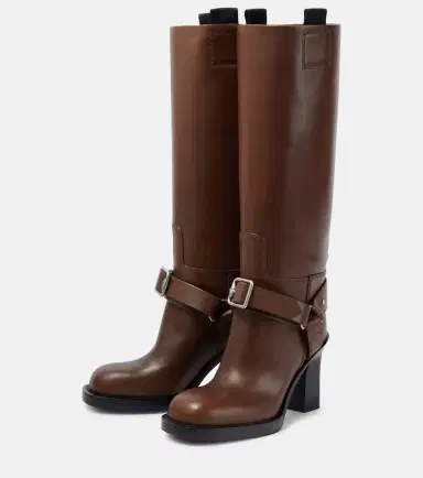 Burberry 100 leather knee-high boots | Thumbnail 4