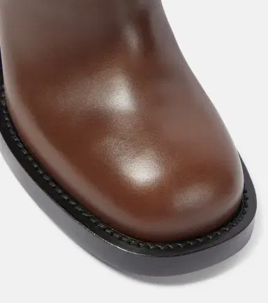 Burberry 100 leather knee-high boots | Thumbnail 6