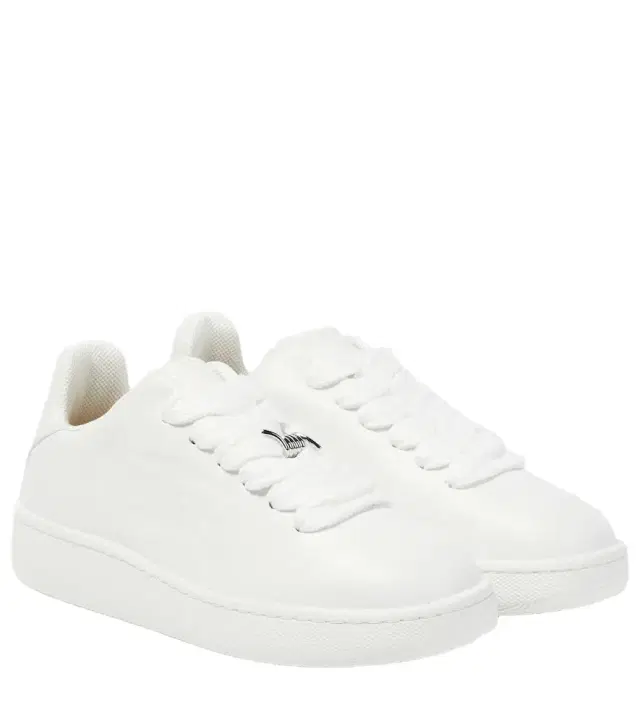 Burberry Box leather sneakers