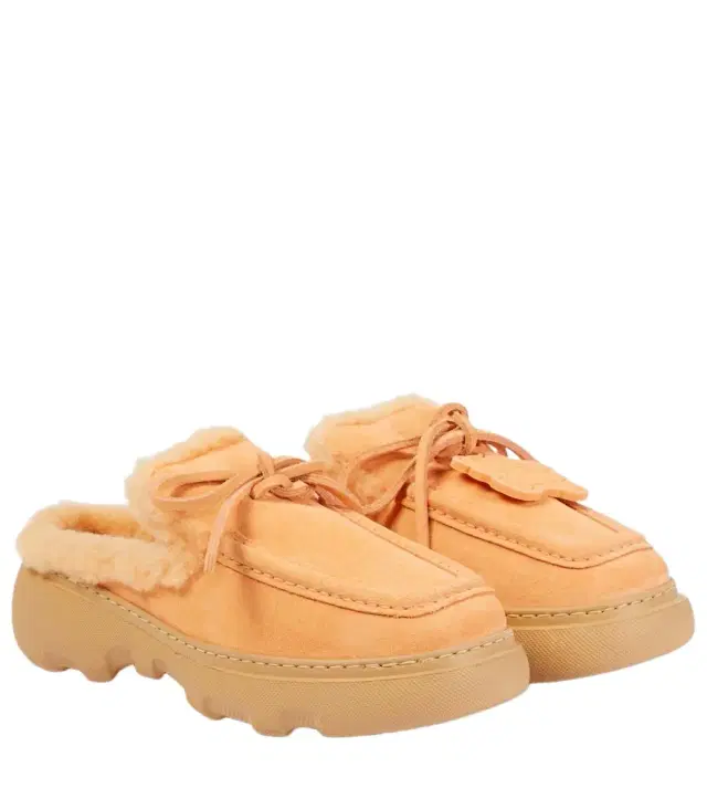 Burberry Stony suede mules