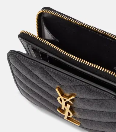 Saint Laurent Cassandre matelassé leather wallet | Thumbnail 3