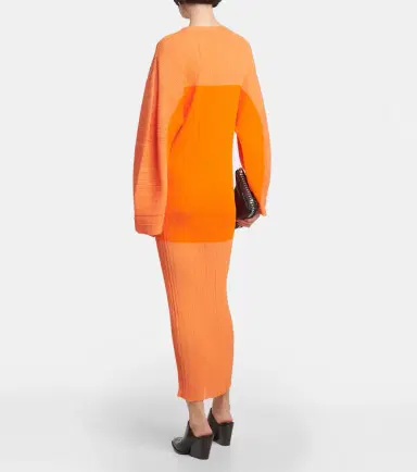 Stella McCartney Plissé midi dress | Thumbnail 3 Stella McCartney Plissé midi dress | Thumbnail 3