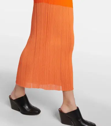 Stella McCartney Plissé midi dress | Thumbnail 5 Stella McCartney Plissé midi dress | Thumbnail 5