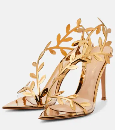 Gianvito Rossi Flavia mirrored leather pumps | Thumbnail 6