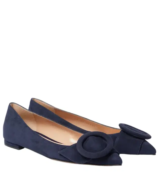Gianvito Rossi Camden suede ballet flats