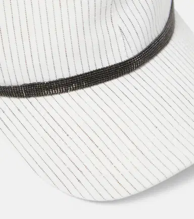 Brunello Cucinelli Linen and cotton baseball cap | Thumbnail 3