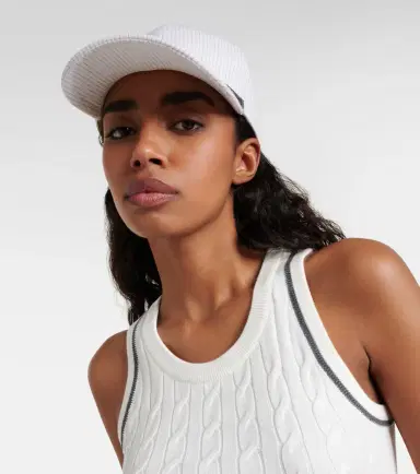 Brunello Cucinelli Linen and cotton baseball cap | Thumbnail 4