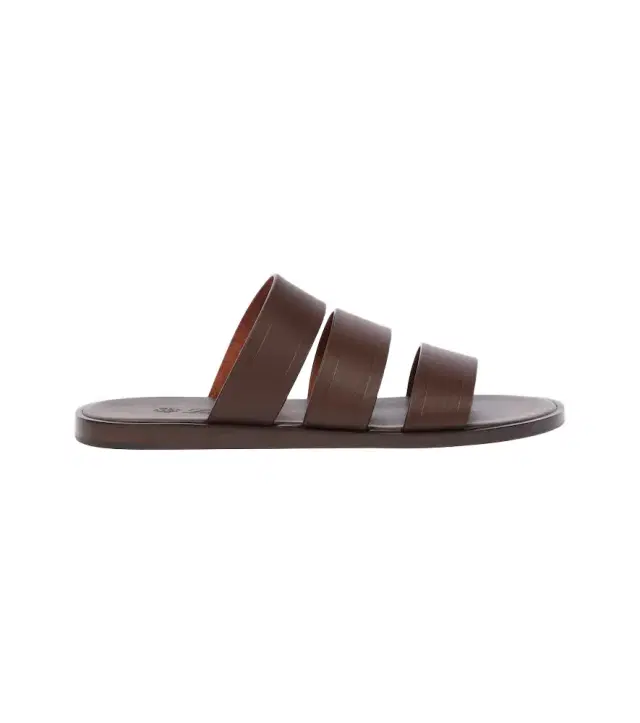 Loro Piana Naha leather slides