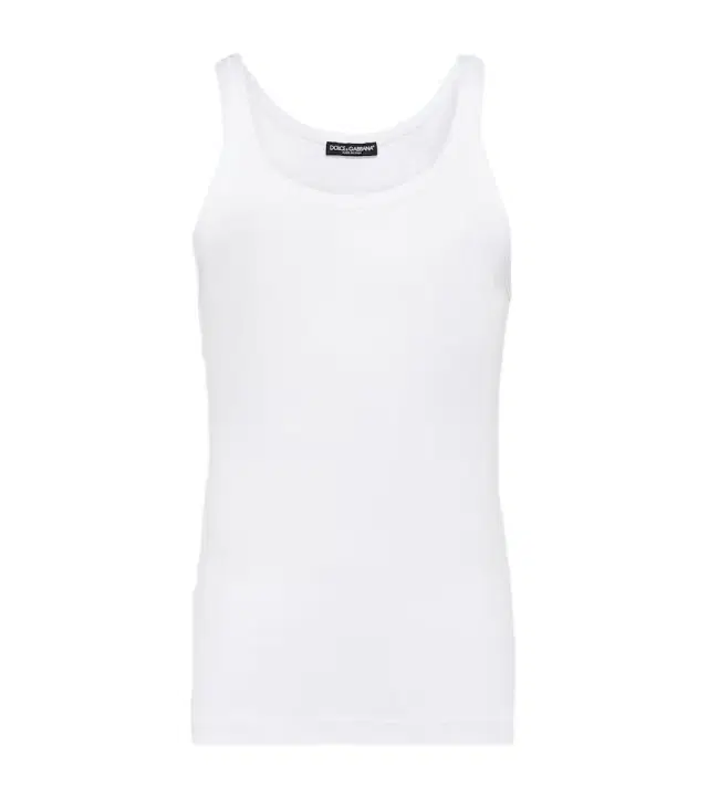 Dolce & Gabbana Cotton jersey tank top