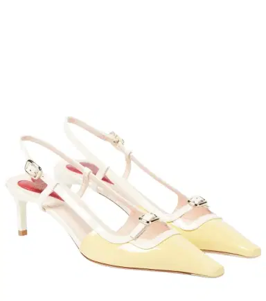 Roger Vivier Viv' Canard patent leather slingback pumps | Thumbnail 1 Roger Vivier Viv' Canard patent leather slingback pumps | Thumbnail 1