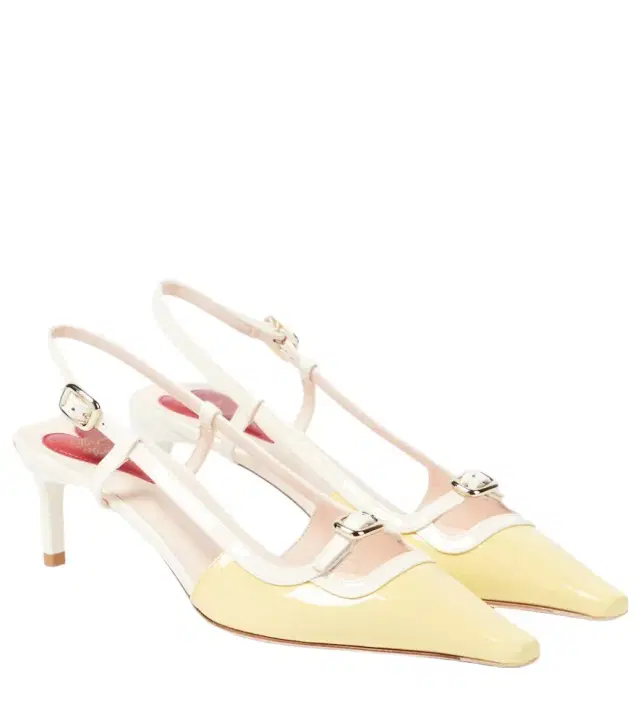 Roger Vivier Viv' Canard patent leather slingback pumps