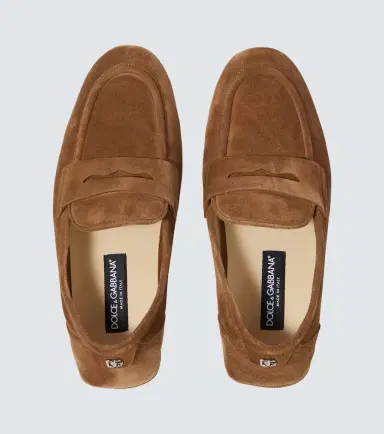 Dolce & Gabbana Suede penny loafers | Thumbnail 4 Dolce & Gabbana Suede penny loafers | Thumbnail 4
