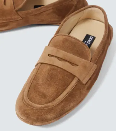 Dolce & Gabbana Suede penny loafers | Thumbnail 5 Dolce & Gabbana Suede penny loafers | Thumbnail 5