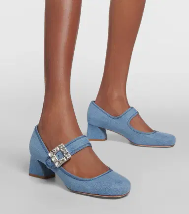 Roger Vivier Très Vivier Strass Buckle Babies Mary Jane pumps | Thumbnail 2 Roger Vivier Très Vivier Strass Buckle Babies Mary Jane pumps | Thumbnail 2