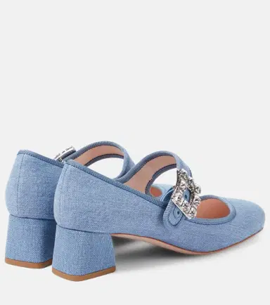 Roger Vivier Très Vivier Strass Buckle Babies Mary Jane pumps | Thumbnail 5 Roger Vivier Très Vivier Strass Buckle Babies Mary Jane pumps | Thumbnail 5