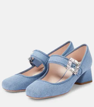 Roger Vivier Très Vivier Strass Buckle Babies Mary Jane pumps | Thumbnail 6 Roger Vivier Très Vivier Strass Buckle Babies Mary Jane pumps | Thumbnail 6
