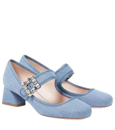 Roger Vivier Très Vivier Strass Buckle Babies Mary Jane pumps | Thumbnail 1 Roger Vivier Très Vivier Strass Buckle Babies Mary Jane pumps | Thumbnail 1