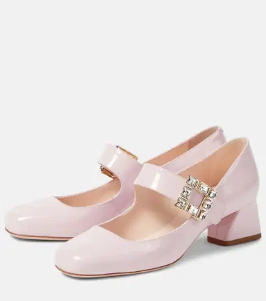 Roger Vivier Très Vivier Strass Babies 45 leather pumps | Thumbnail 4 Roger Vivier Très Vivier Strass Babies 45 leather pumps | Thumbnail 4