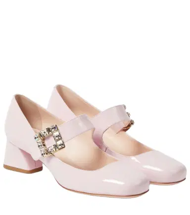 Roger Vivier Très Vivier Strass Babies 45 leather pumps | Thumbnail 1 Roger Vivier Très Vivier Strass Babies 45 leather pumps | Thumbnail 1