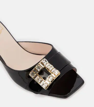 Roger Vivier Bikiviv embellished patent leather mules | Thumbnail 4