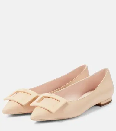 Roger Vivier Gommettine Ball patent leather ballet flats | Thumbnail 5