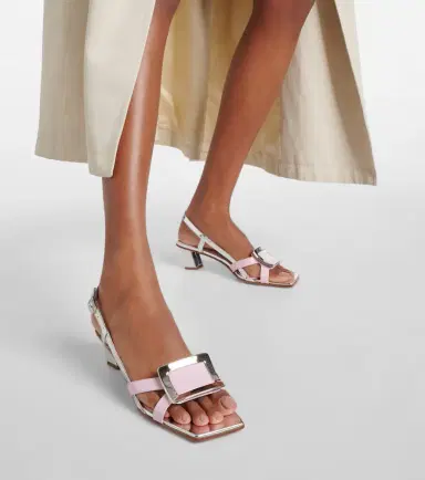 Roger Vivier Belle Vivier 45 patent leather sandals | Thumbnail 3 Roger Vivier Belle Vivier 45 patent leather sandals | Thumbnail 3