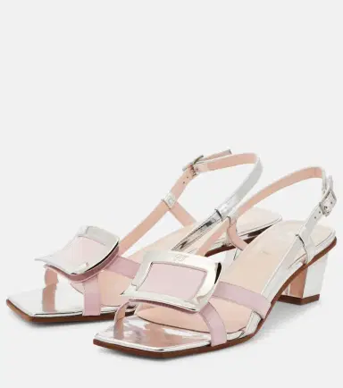 Roger Vivier Belle Vivier 45 patent leather sandals | Thumbnail 4 Roger Vivier Belle Vivier 45 patent leather sandals | Thumbnail 4