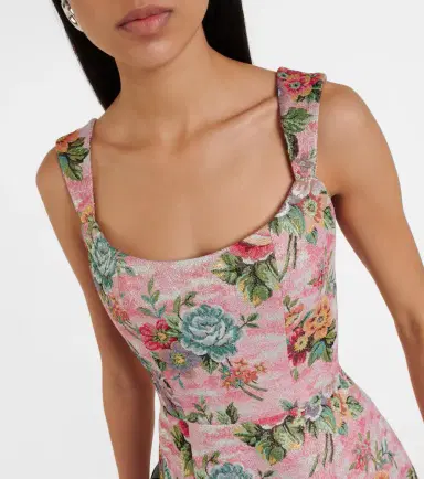 Markarian Floral bustier midi dress | Thumbnail 3
