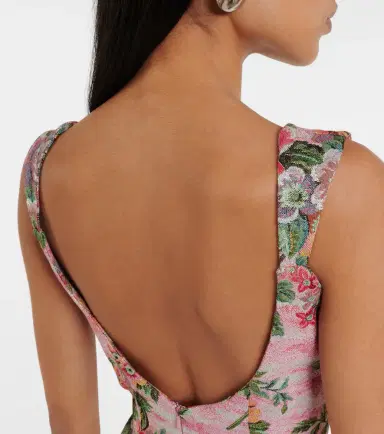 Markarian Floral bustier midi dress | Thumbnail 6