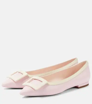 Roger Vivier Gommettine Ball patent leather ballet flats | Thumbnail 5