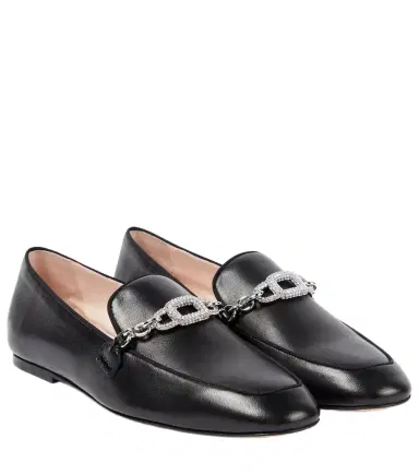 Roger Vivier Embellished leather loafers | Thumbnail 1