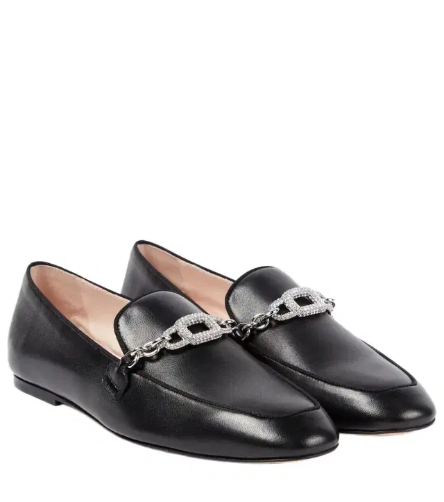 Roger Vivier Embellished leather loafers