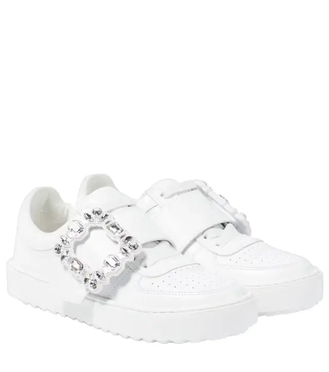 Roger Vivier Very Vivier embellished leather sneakers