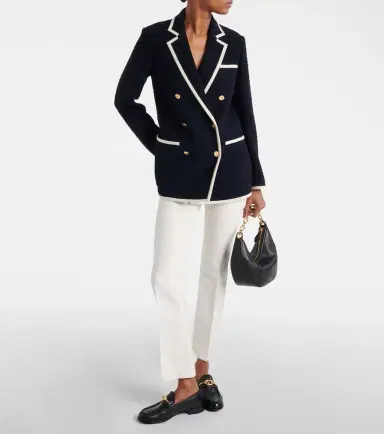 Valentino Crêpe Couture mid-rise straight pants | Thumbnail 6 Valentino Crêpe Couture mid-rise straight pants | Thumbnail 6
